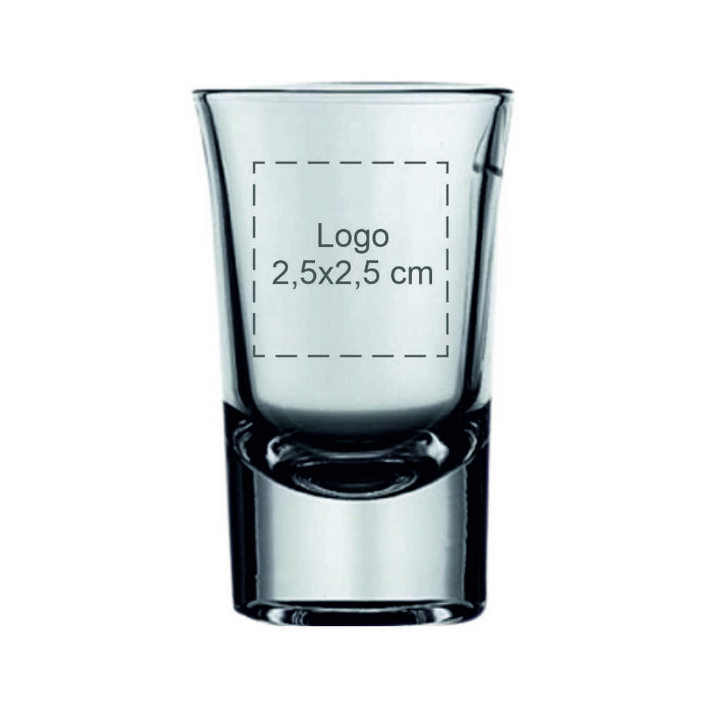 Mammoet Borrelglas Budgetline Bostonshot 3.5 cl (6 stuks)