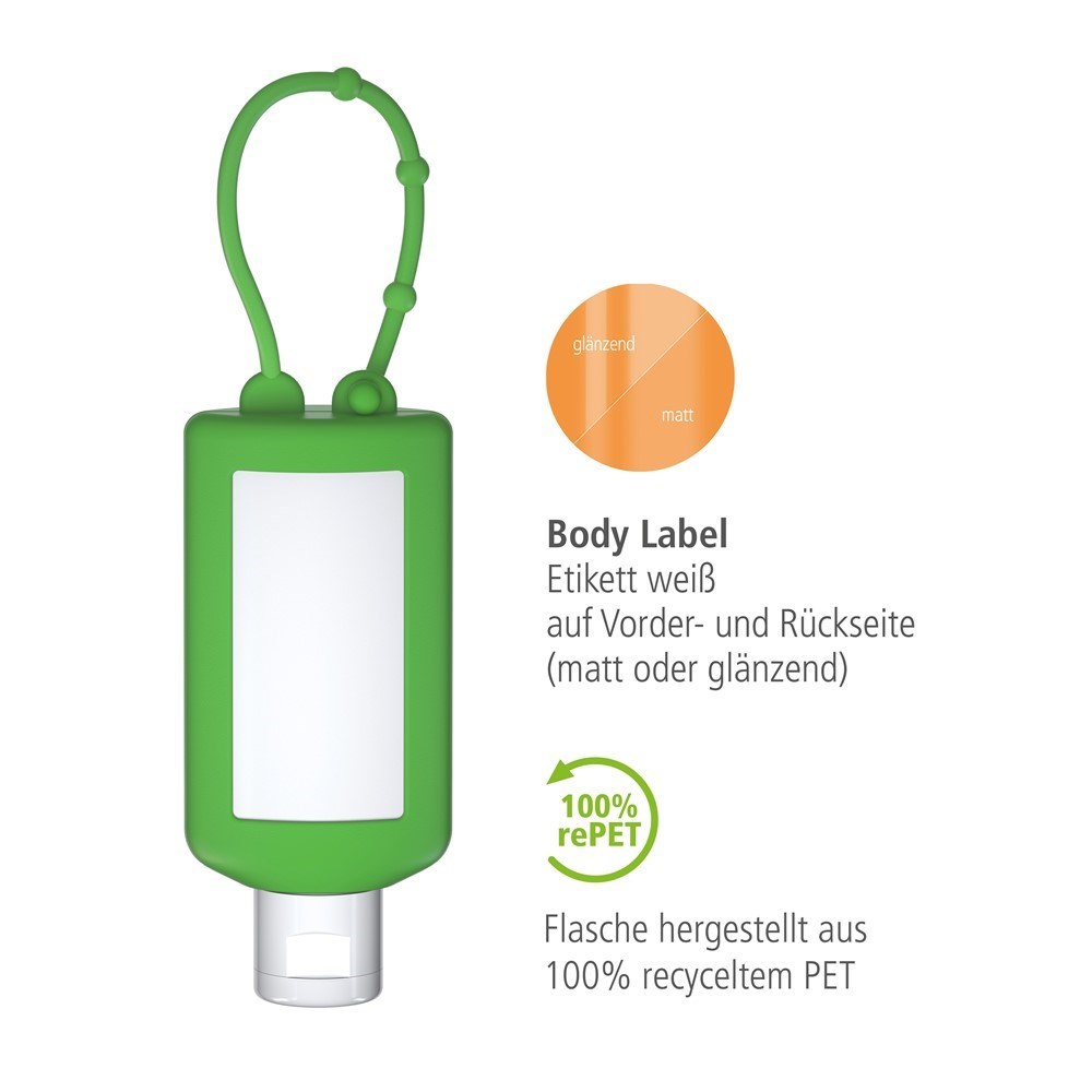 Douchegel Rozemarijn-Gember, Bumper 50 ml, groen, Body Label (R-PET)