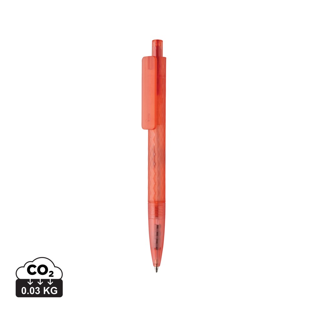 X3 GRS gerecycled PC plastic pen frosted