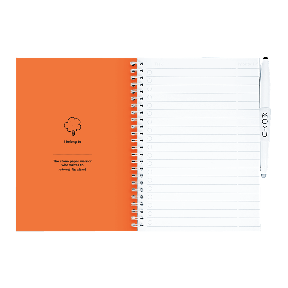 A5 notitieboek herschrijfbaar Hardcover
